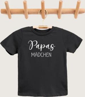 Lounis Print-Shirt Papas Mädchen - Kinder T-Shirt - Shirt mit Spruch - Kindermode Baumwolle