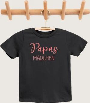 Lounis Print-Shirt Papas Mädchen - Kinder T-Shirt - Shirt mit Spruch - Kindermode Baumwolle