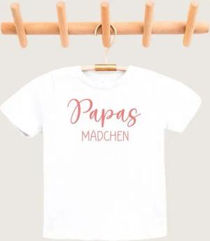 Lounis Print-Shirt Papas Mädchen - Kinder T-Shirt - Shirt mit Spruch - Kindermode Baumwolle