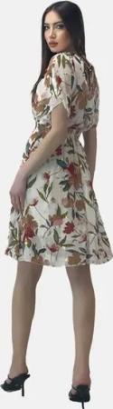 Elara Sommerkleid Elara Damen Sommerblumenkleid (1-tlg)