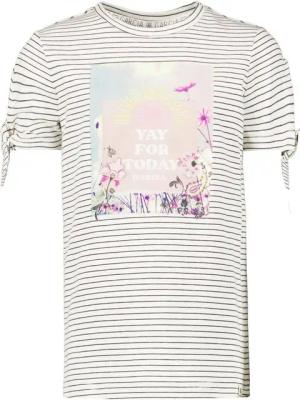 Garcia T-Shirt Shirt mit Knotenärmel