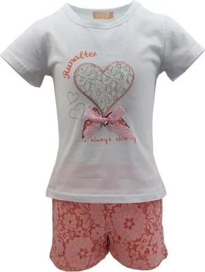 Girls Fashion T-Shirt & Shorts Sommer Set, T-Shirt + Shorts, MS241 (T-Shirt + Shorts)