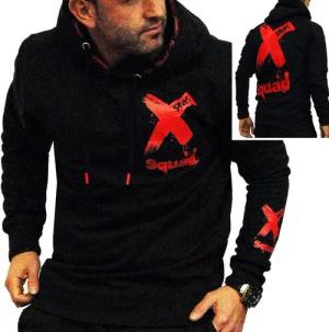 RMK Hoodie Herren Pullover mit Kapuze Pulli Kapuzenpullover Langarm X mit Baumwolle