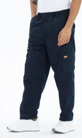 Kendindza Collection Cargohose Herren Cargohose Thermohose Dehnbund Winter Cargo Hose gefüttert Arbeitshose Bundhose Stretch Bund