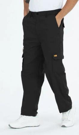Kendindza Collection Cargohose Herren Cargohose Thermohose Dehnbund Winter Cargo Hose gefüttert Arbeitshose Bundhose Stretch Bund