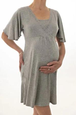 petit amour Umstandsnachthemd GILBERTA Umstandskleid Stillnachthemd Kleid schwanger Stillkleid Jerseykleid bequem zu tragen