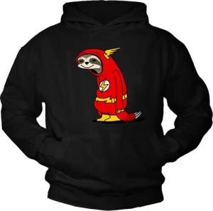 MAKAYA Kapuzenpullover Lustig Flash Faultier Pulli Jungen Herren Sweatshirt Coole Hoodies