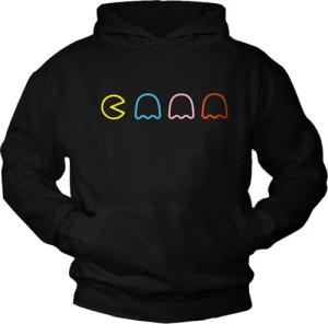 MAKAYA Kapuzenpullover Herren Vintage Gamer Motiv Nerd Gescheke Sweatshirt Pulli Hoodie Man