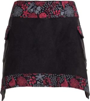 Vishes Minirock Thermorock warmer Damen Winterrock kurz Elfen Minirock aus Fleece Hippie, Elfen, Goa Style