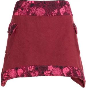 Vishes Minirock Thermorock warmer Damen Winterrock kurz Elfen Minirock aus Fleece Hippie, Elfen, Goa Style