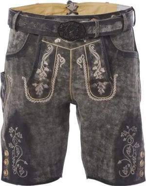 Trachtenkult Trachtenlederhose Kurze Rindlederhose Paul