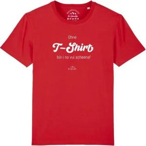 Bavariashop T-Shirt Herren T-Shirt "Ohne T-Shirt bin i...