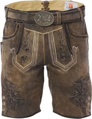 Trachtenkult Trachtenlederhose Kurze Lederhose Wilhelm