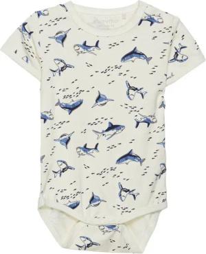 Minymo Kurzarmbody Minymo Body Kurzarm Infinity Shark