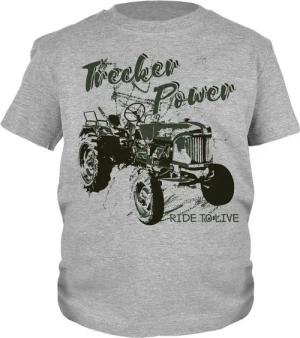 Tini - Shirts Print-Shirt Traktor Motiv Kindershirt Kinder T-Shirt Bulldog / Oldtimer : Trecker Power
