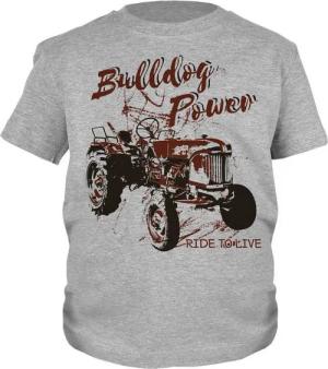 Tini - Shirts Print-Shirt Traktor Motiv Kindershirt Kinder T-Shirt Bulldog / Oldtimer : Bulldog Power