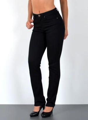ESRA Straight-Jeans Premium High Waist Jeans Damen Straight Leg Hosen Stretch-Jeans G8 Straight Leg Damen Jeans High Waist Hose Stretch Regular Jeanshose