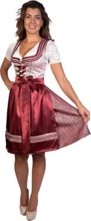 Trachtl Dirndl Trachtl Midi Dirndl Kerstin Bordeaux