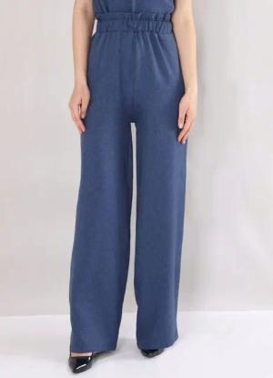 fashionshowcase Haremshose Haremshose Damen Palazzo Hose High Waist Marlene-Sommerhose
