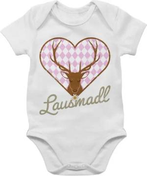 Shirtracer Shirtbody Lausmadl Hirsch Mode für Oktoberfest Baby Outfit