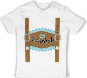 Shirtracer T-Shirt Lausbub Lederhose Mode für Oktoberfest Baby Outfit