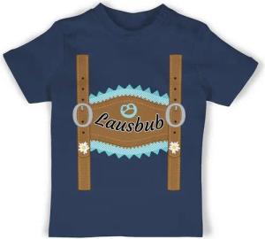 Shirtracer T-Shirt Lausbub Lederhose Mode für Oktoberfest Baby Outfit