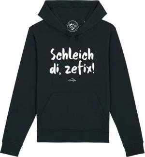 Bavariashop Hoodie Herren Hoodie "Schleich di zefix!