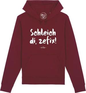 Bavariashop Hoodie Damen Hoodie "Schleich di zefix!