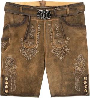 Hirscher Tracht Trachtenlederhose Kurze Lederhose - Salzburg