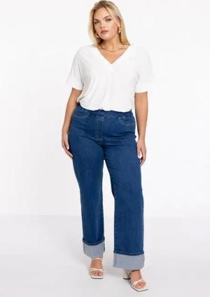 YOEK High-waist-Jeans Damen Jeans mit einem elastischen Bund