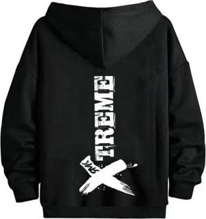 RMK Kapuzenpullover Herren Hoodie Pullover Pulli Langarmshirt Longsleeve mit Taschen Print mit Kapuze