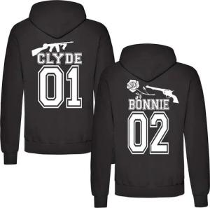 Couples Shop Kapuzenpullover Gangster Paar Hoodie Pullover mit modischem Print