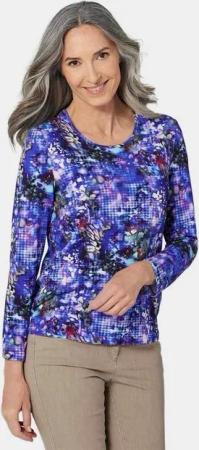 GOLDNER Print-Shirt Langarmshirt mit Druck