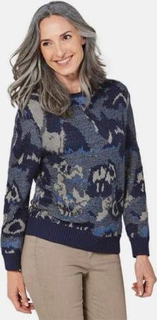 GOLDNER Strickpullover Strickpullover mit ausgefallenem Muster