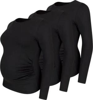 M.M.C. Umstandsshirt Langarm Basic Umstandsmode (3-tlg)