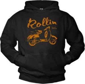 MAKAYA Kapuzenpullover Herren Vintage Roller Sweatshirt mit Kapuze Männer Pulli Hoodie