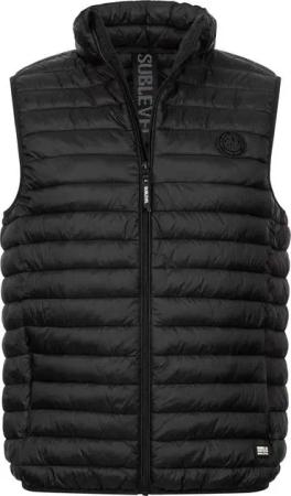 SUBLEVEL Steppweste Herren Steppweste Bodywärmer Weste Outdoor Stehkragen Herbst Frühlings