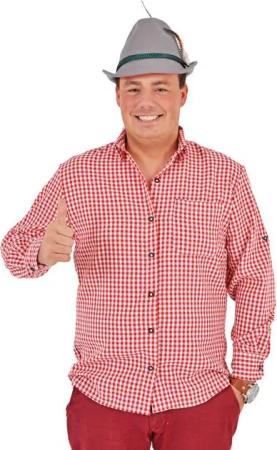 Trachtenland T-Shirt Kariertes Trachtenhemd Anton für Herren zur Oktobe