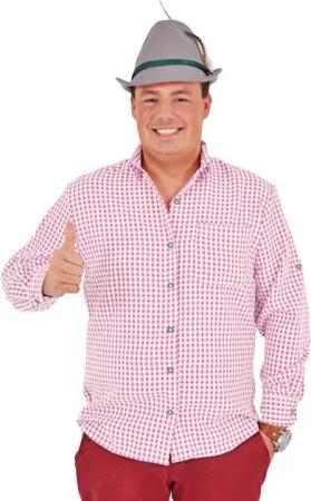 Trachtenland T-Shirt Kariertes Trachtenhemd Anton für Herren zur Oktobe