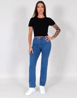 ESRA Straight-Jeans Damen Stretch-Jeans G1400 Straight Jeans Damen High Waist Stretch Jeans Damen Regular Hose