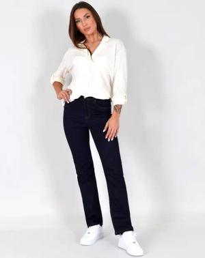 ESRA Straight-Jeans Damen Stretch-Jeans G1400 Straight Jeans Damen High Waist Stretch Jeans Damen Regular Hose