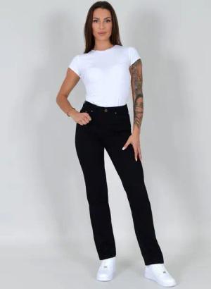 ESRA Straight-Jeans Damen Stretch-Jeans G1400 Straight Jeans Damen High Waist Stretch Jeans Damen Regular Hose