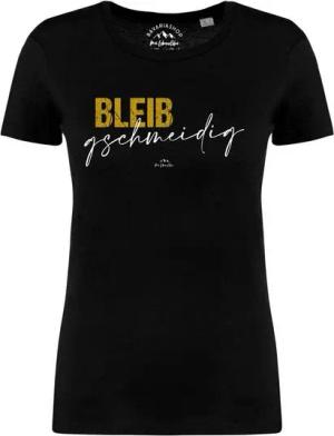 Bavariashop T-Shirt Damen T-Shirt "Bleib gschmeidig