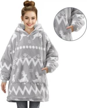 HOMELEVEL Sweatjacke Unisex Sweatshirt Hoodie Pullover - Pulli mit Kapuze für Kinder (1-tlg)