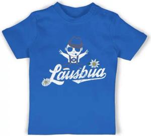 Shirtracer T-Shirt Lausbua Baby I Wiesn Lustig Witzig Mode für Oktoberfest Baby Outfit