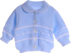 La Bortini Strickjacke Baby Strickpullover Pullover Pulli in Blau