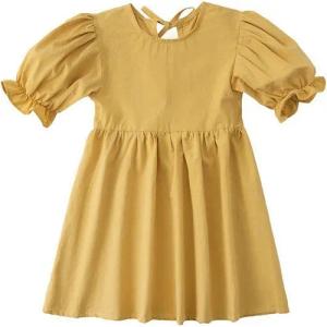 AUKUU Jerseykleid Das Kurzarmkleid des kleinen Mädchens ist ein süßes Sommerkleid.