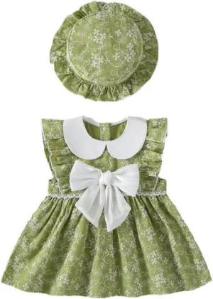 AUKUU Jerseykleid kleines Mädchenkleid Sommerrock Kleid kurzer Rock