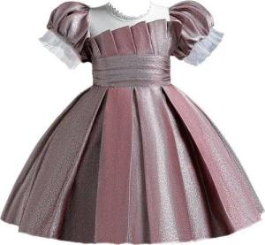 AUKUU Jerseykleid Kleines Mädchen-Klavierkleid, modisches und süßes Abendkleid
