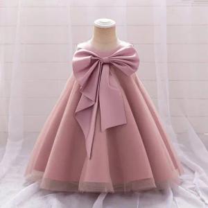 AUKUU Jerseykleid Kleines Mädchenkleid, modisches Schleifenkleid, Klavier-Performance -Kleidung